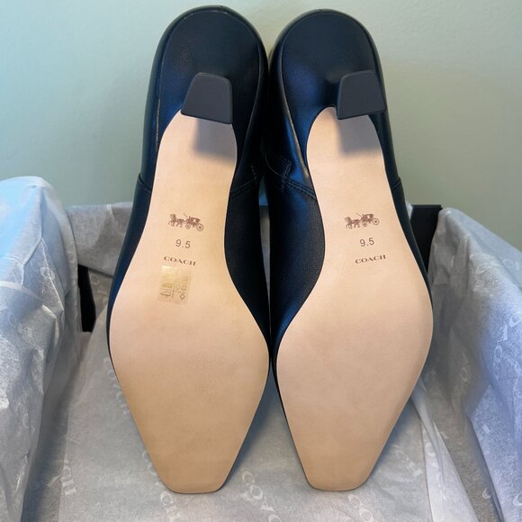 Coach Women's Rebecca Leather Bootie - Picture 10 of 12